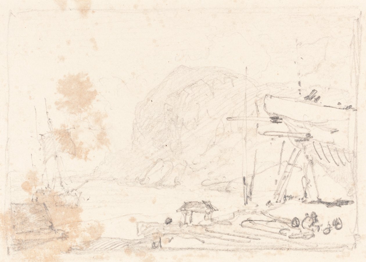 En tørdok af John Sell Cotman