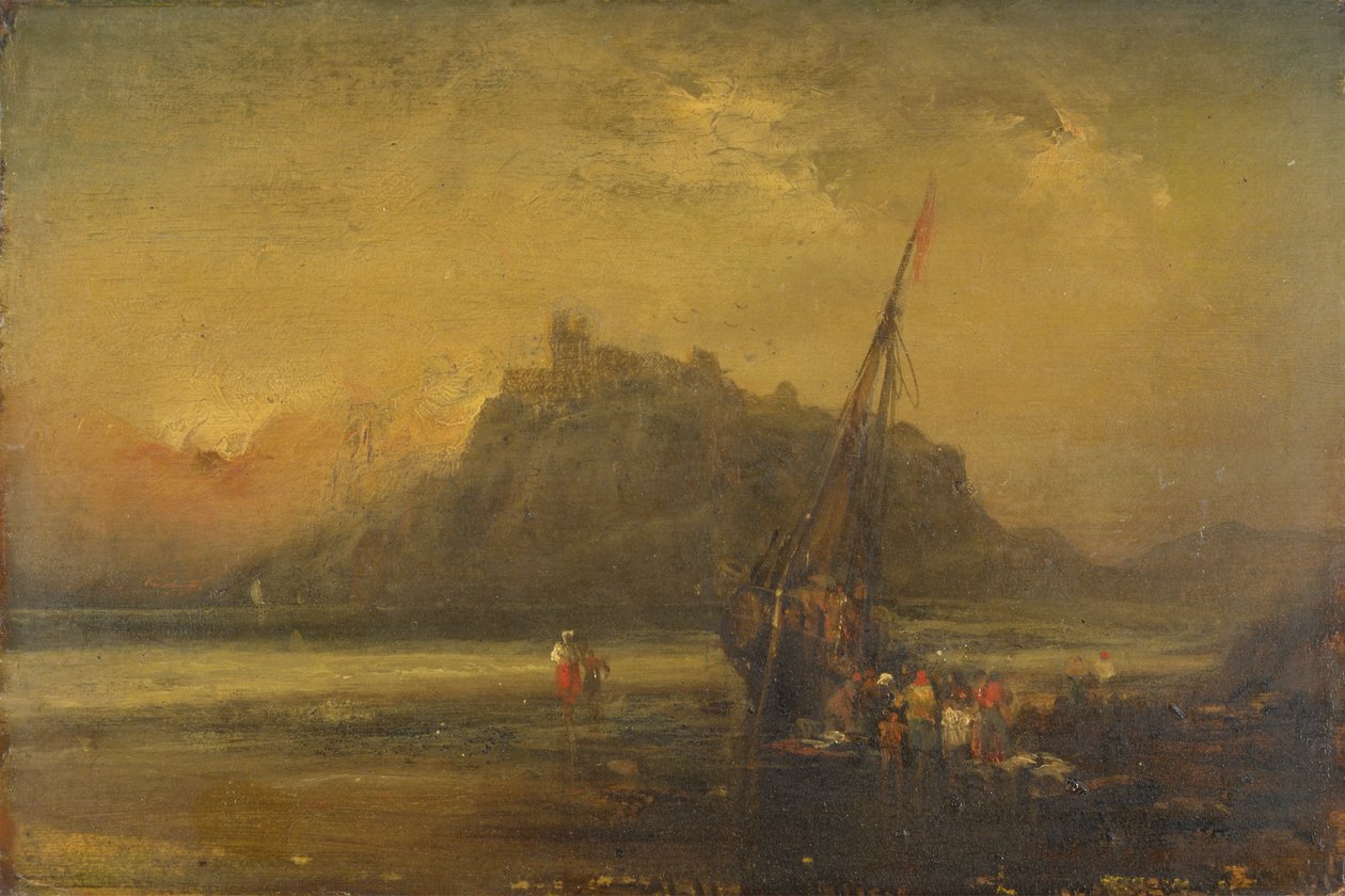 Strandscene af John Sell Cotman