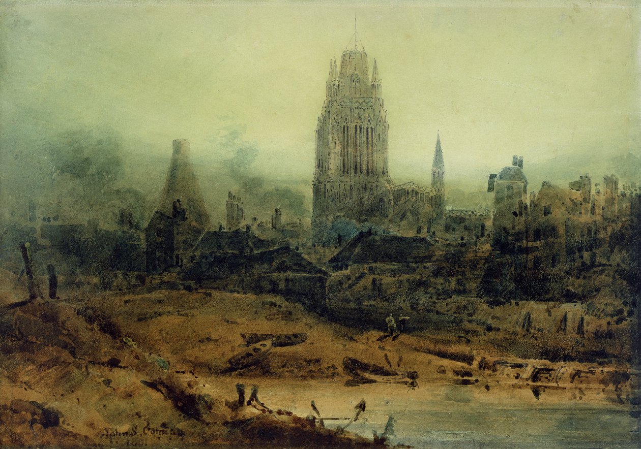 Bristol, 1801 (wc på papir) af John Sell Cotman