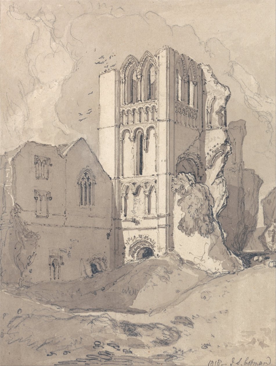 Castle Acre Priory, Norfolk af John Sell Cotman