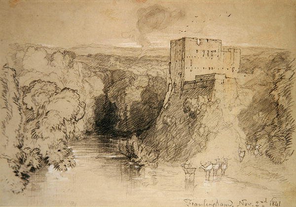 Framlingham Castle af John Sell Cotman