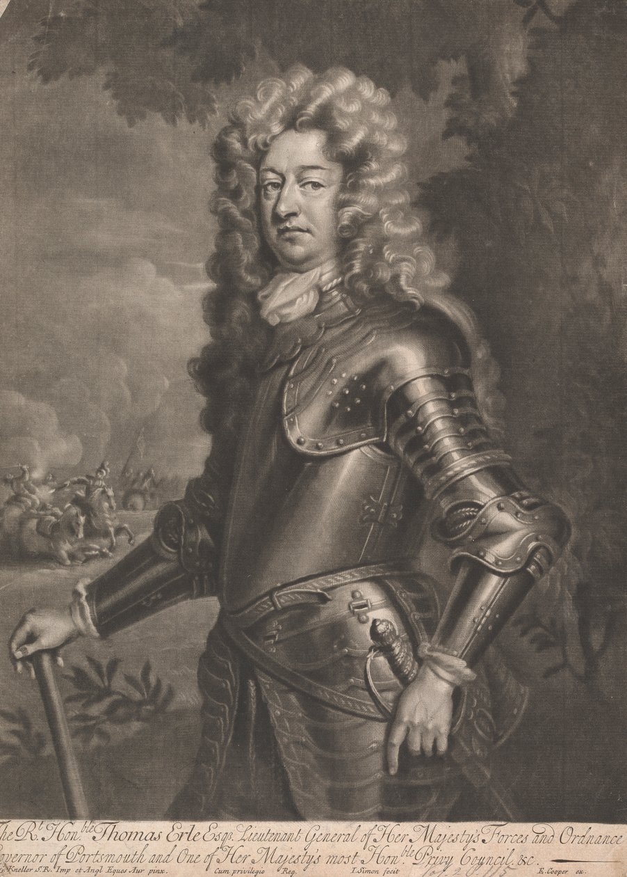Sir Thomas Erle Esqr. af John Simon