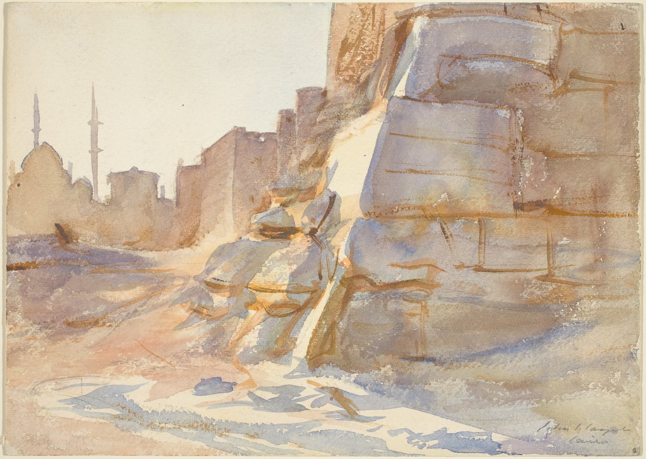 Kairo, ca. 1891. af John Singer Sargent
