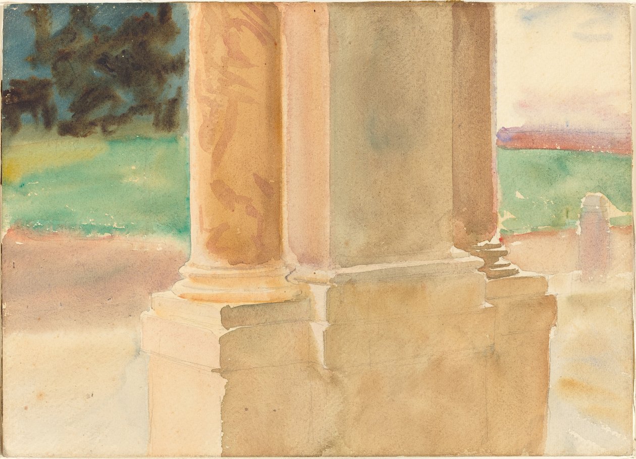 Frascati, arkitektonisk undersøgelse af John Singer Sargent
