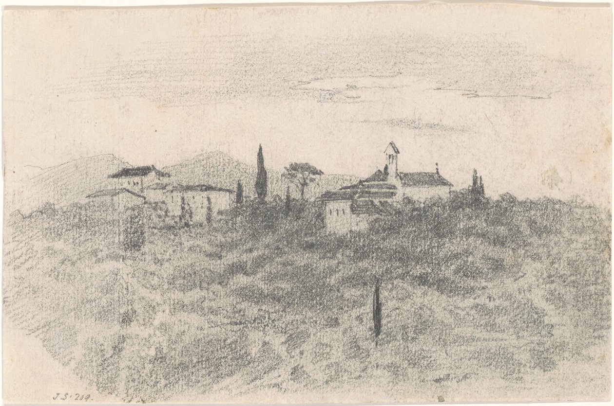 Kloster [recto], 1870-1872. af John Singer Sargent