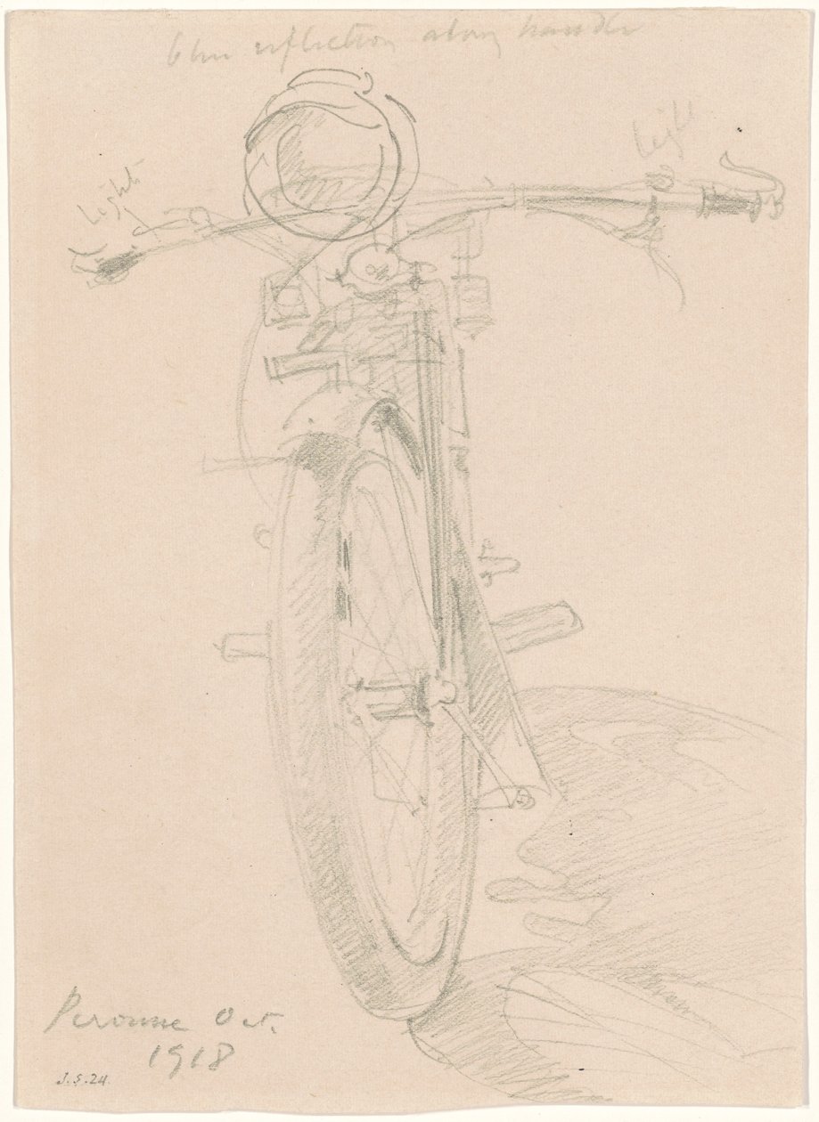 Motorcykel [recto] af John Singer Sargent