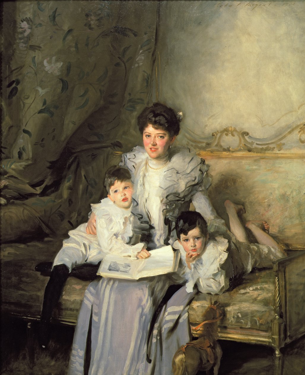 Fru Knowles og hendes børn af John Singer Sargent