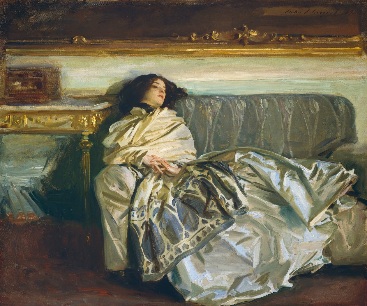 Nonchaloir Repose, 1911. af John Singer Sargent