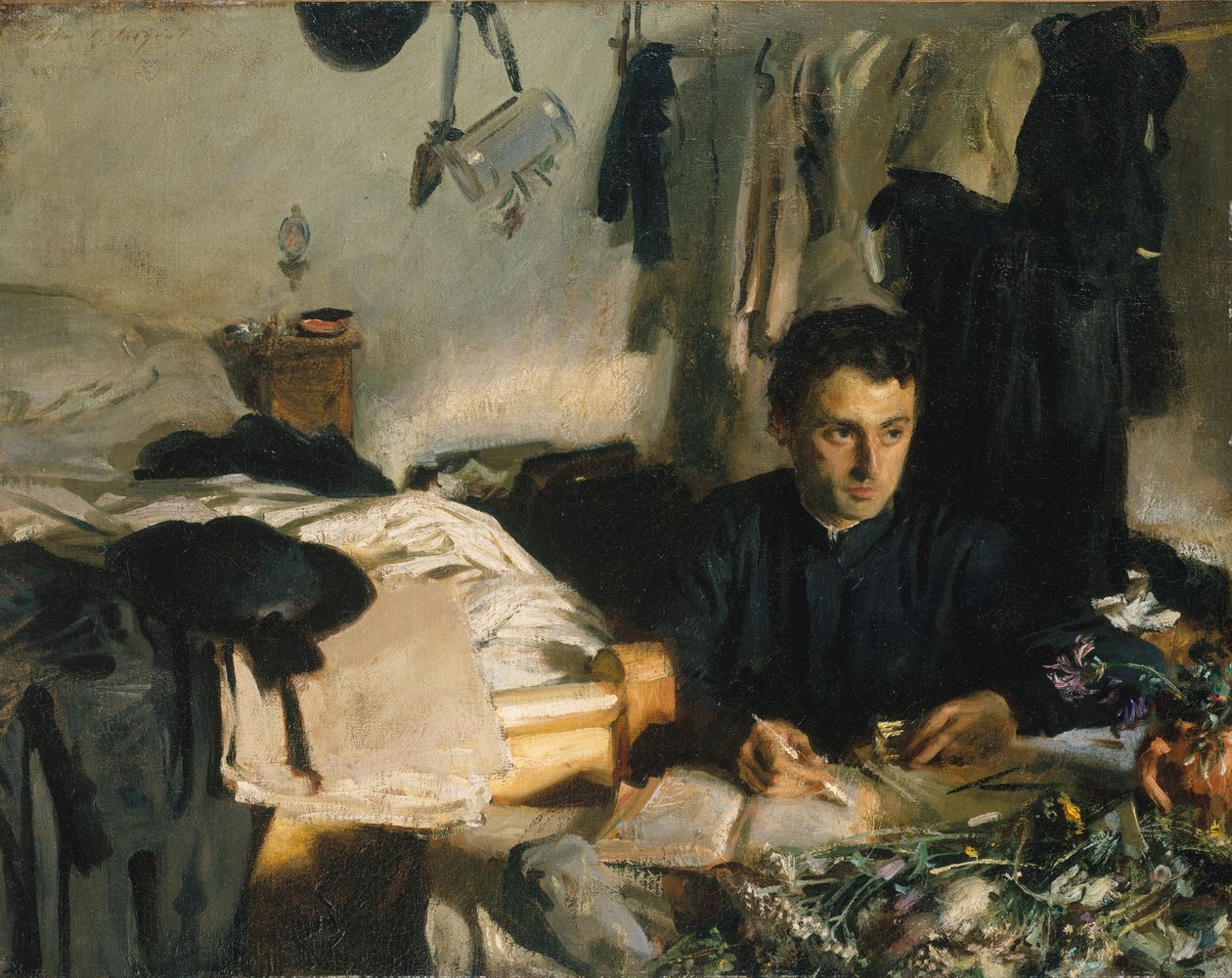 Fader Sebastian, c. 1904-6 af John Singer Sargent