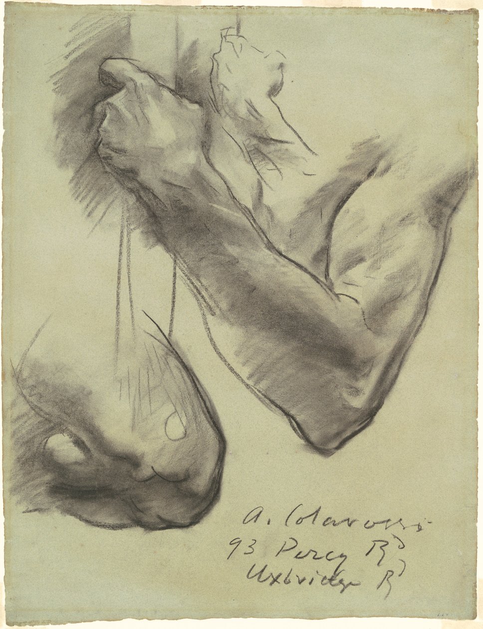Studier til "Religionens triumf" af John Singer Sargent