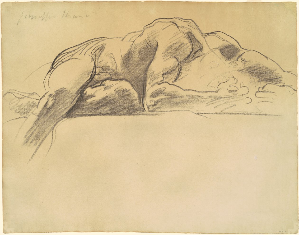 Studie til "Helvede" af John Singer Sargent