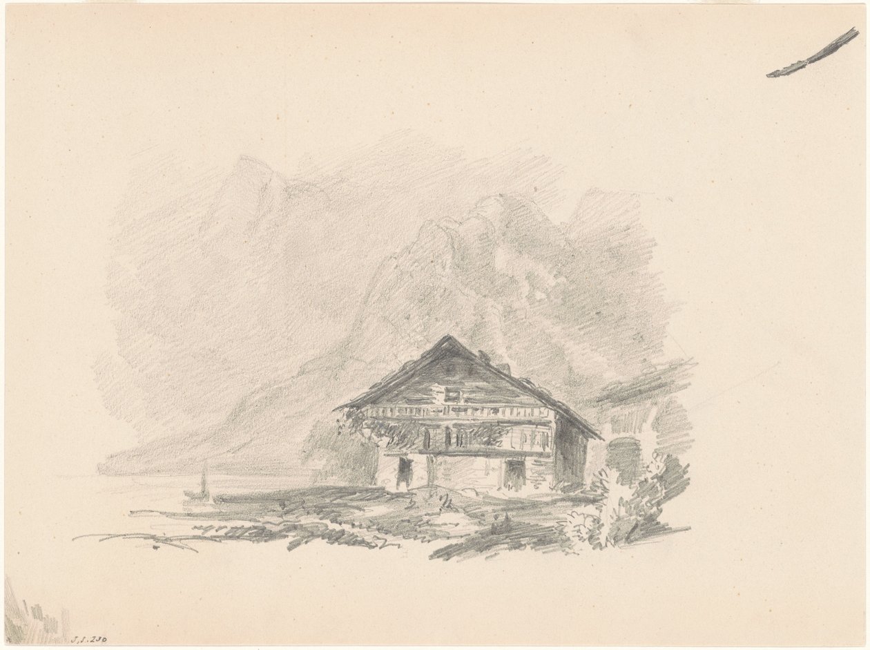 Schweizisk hytte, 1869. af John Singer Sargent