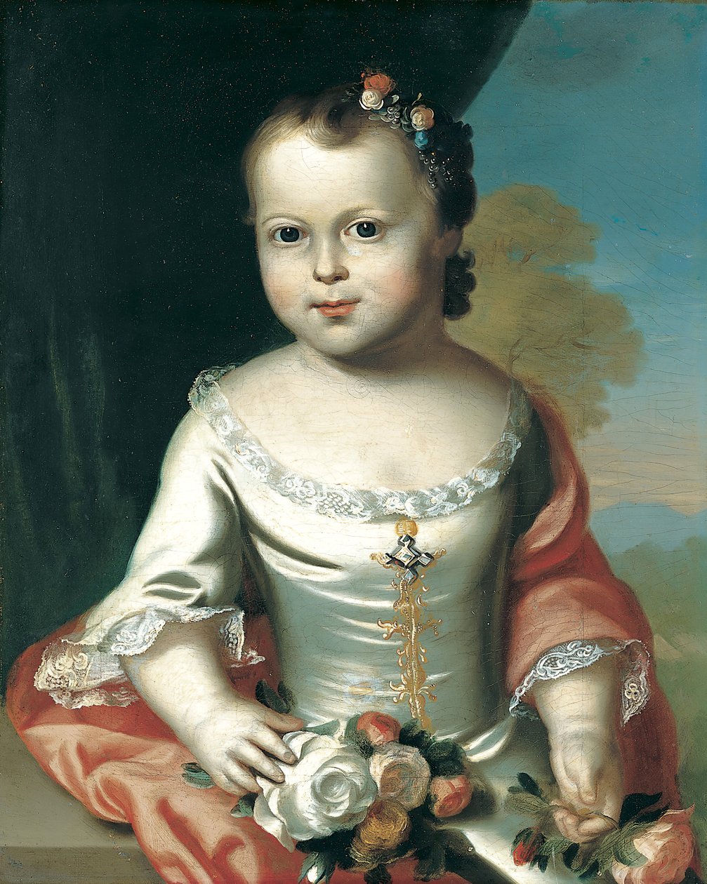 Elizabeth Greenleaf, 1753-54. af John Singleton Copley
