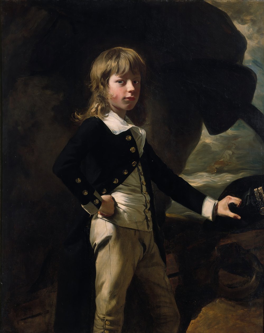 Midshipman Augustus Brine, 1782. af John Singleton Copley