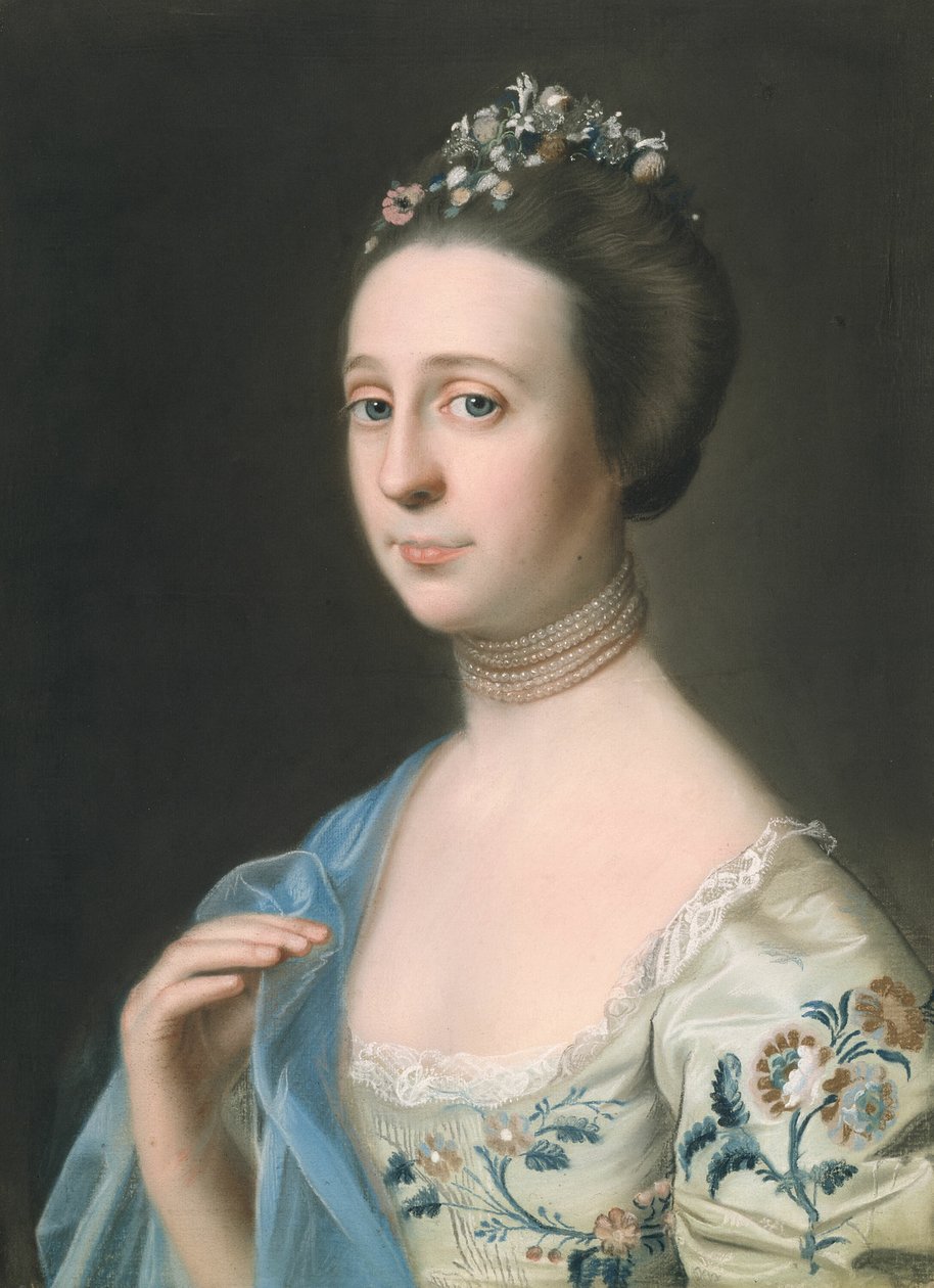 Mrs. Henry Hill (Anna Barrett) af John Singleton Copley