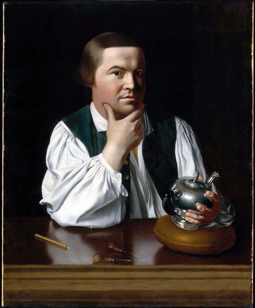 Portræt af Paul Revere af John Singleton Copley