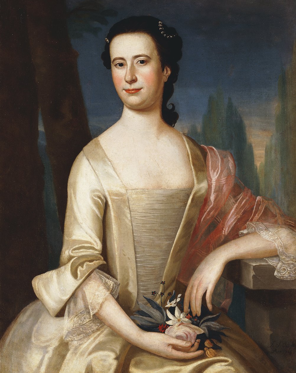 Portræt af en kvinde, 1755 af John Singleton Copley