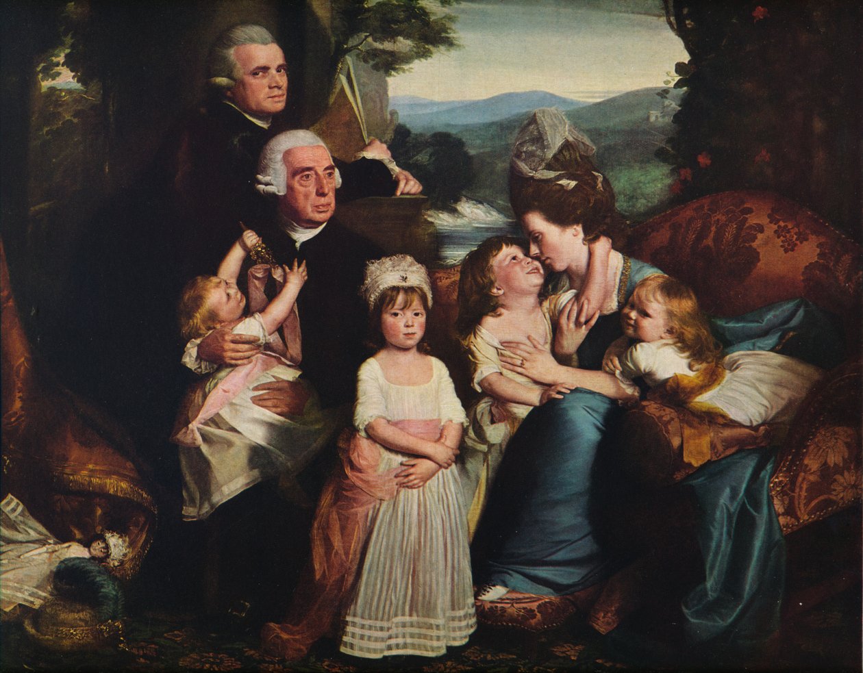 Familien Copley, 1776-1777 af John Singleton Copley
