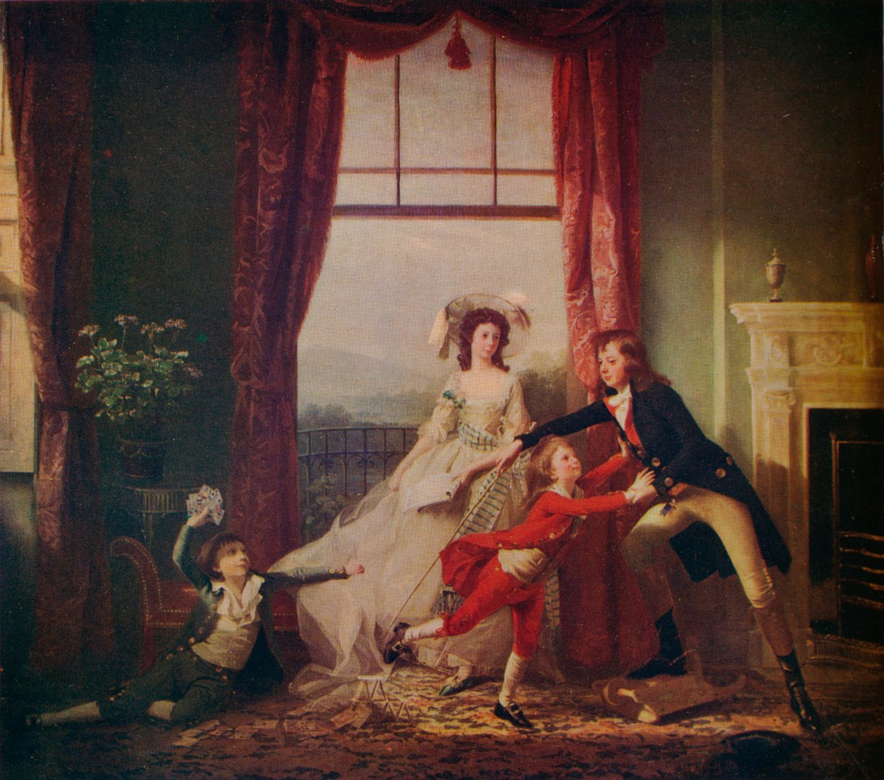 Sitwell-familien, c1700-tallet af John Singleton Copley