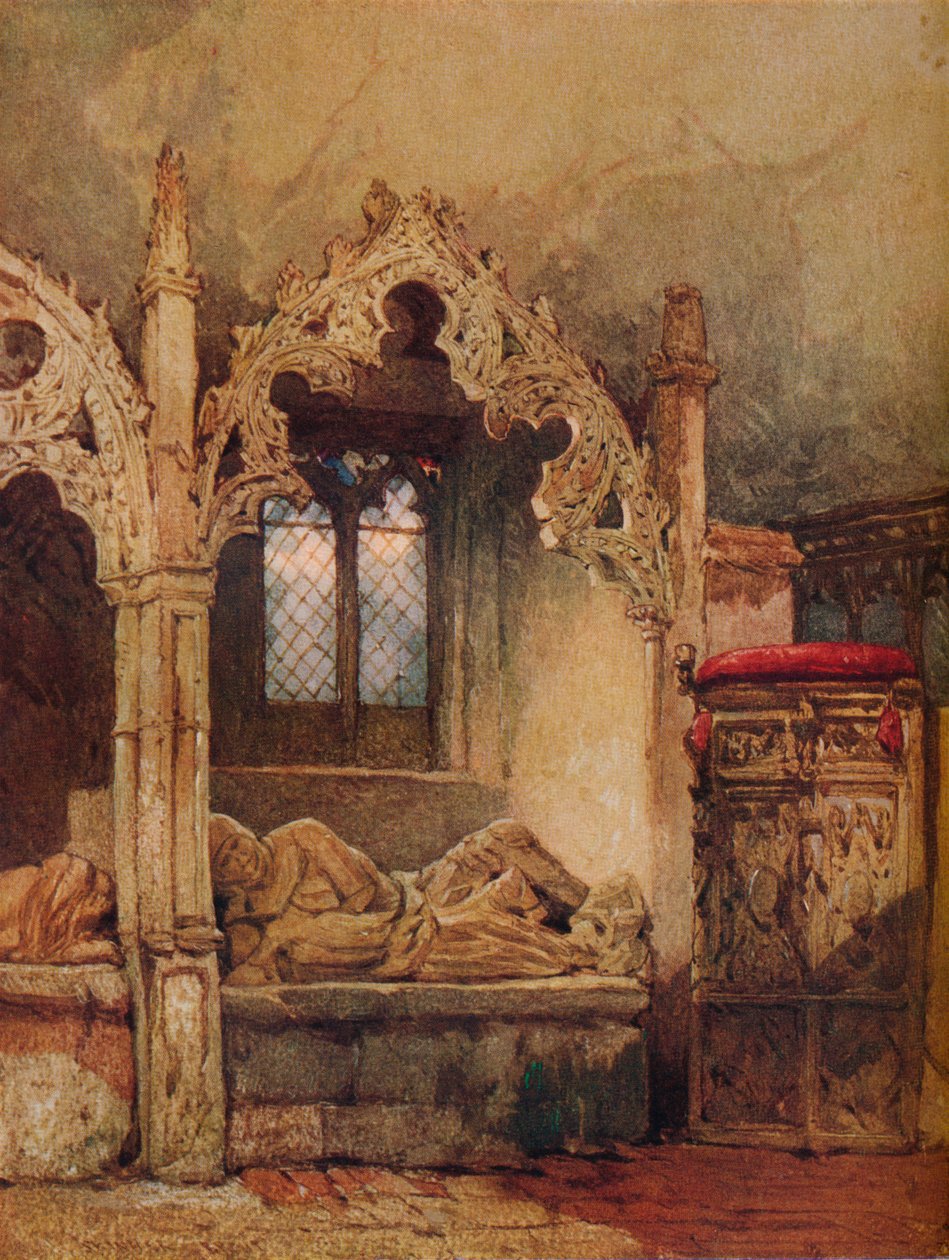 The Knight is Dust, 1869 af John Skinner Prout