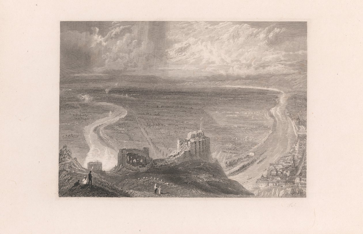 Chateau Gaillard, fra øst af John Smith