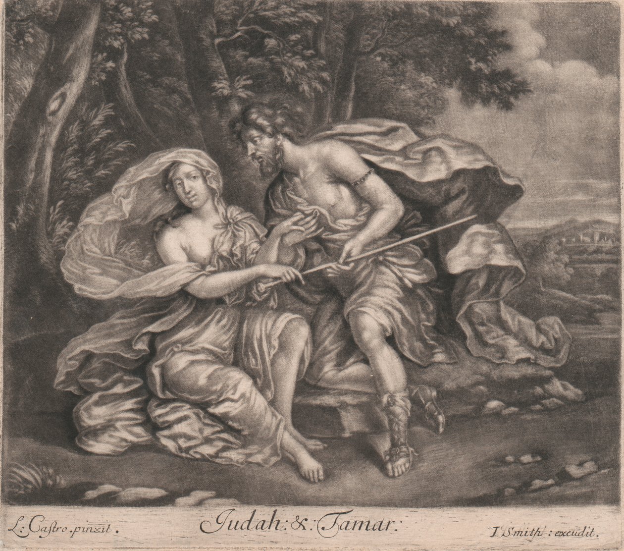 Juda og Tamar af John Smith