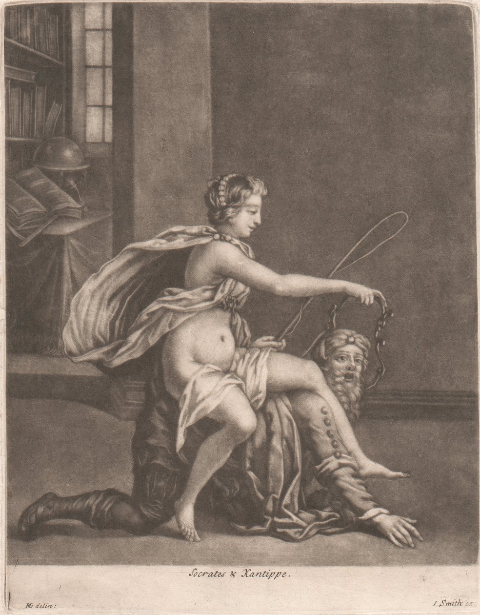 Sokrates og Xantippe af John Smith