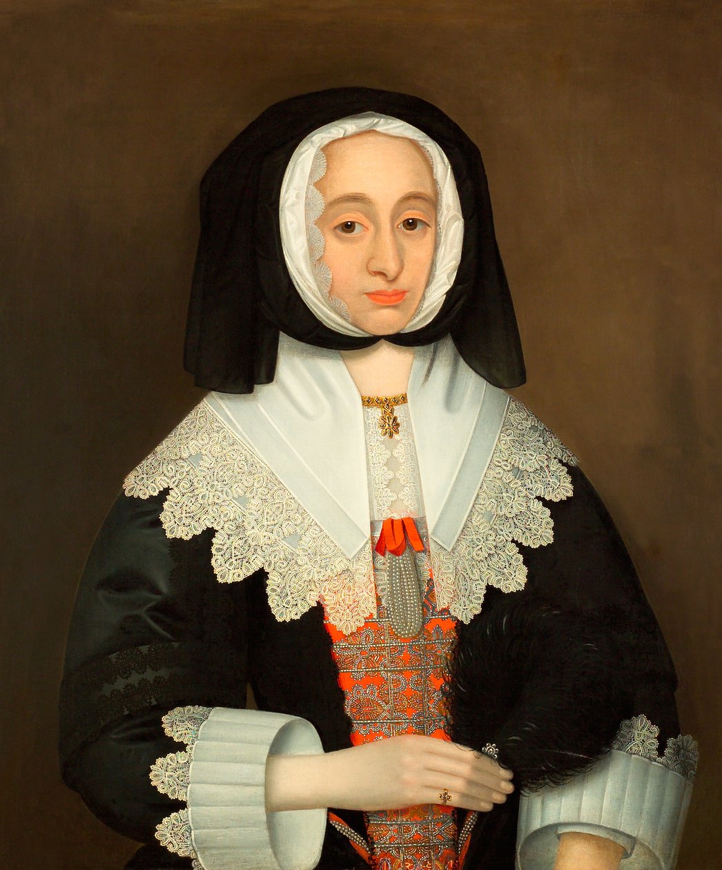 Fru Lucy Hutchinson, ca. 1643 af John Souch