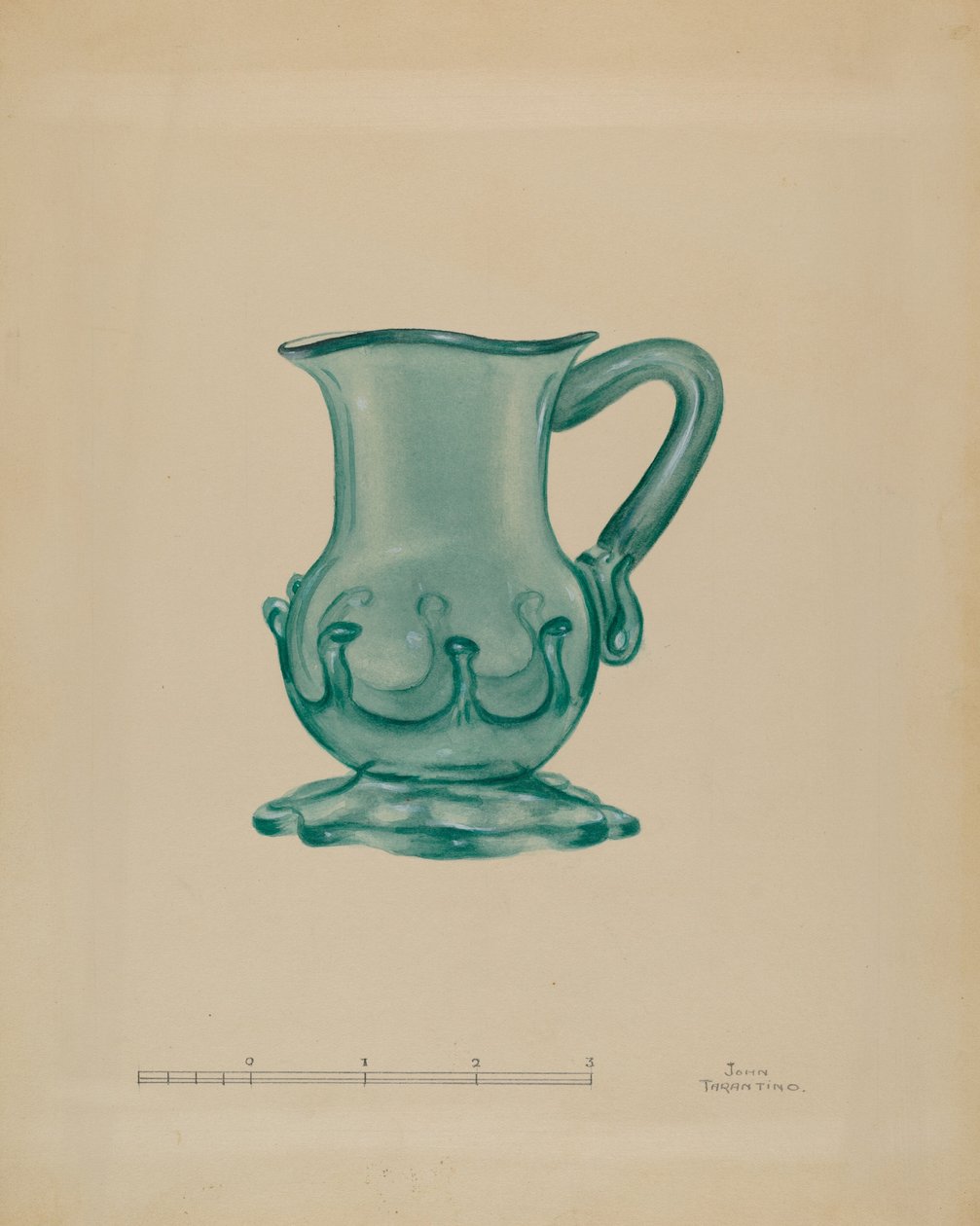 Flødekande, ca. 1936. af John Tarantino