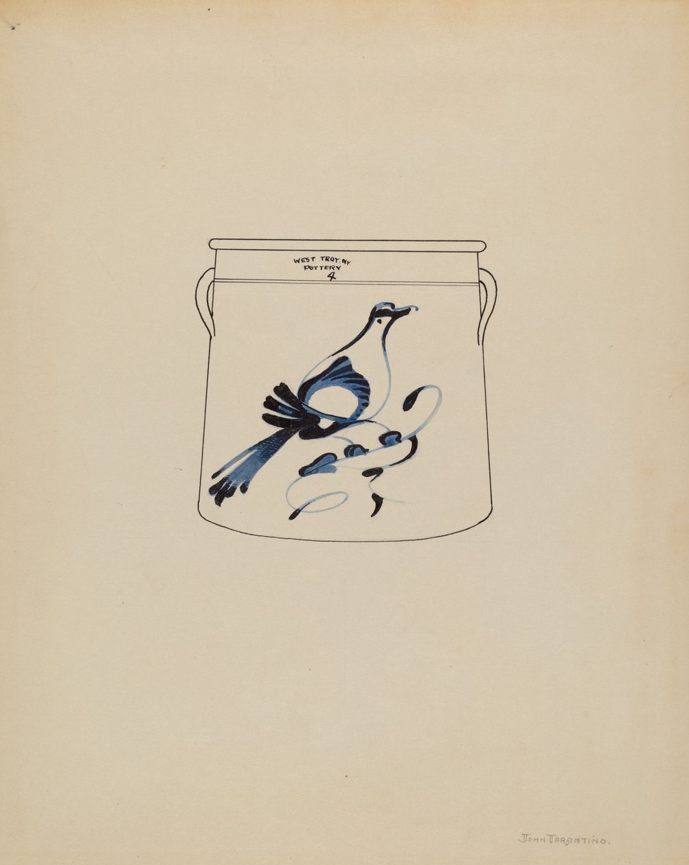 Crock, c. 1940. af John Tarantino