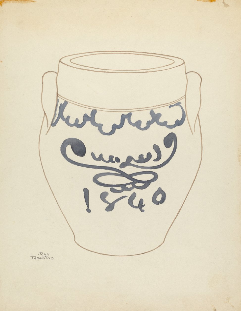 Crock, c. 1953. af John Tarantino