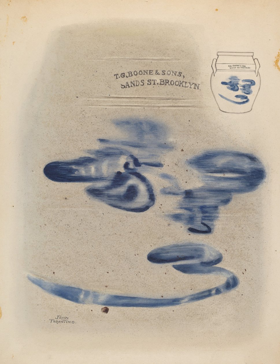 Crock, sandsynligvis 19371938. af John Tarantino