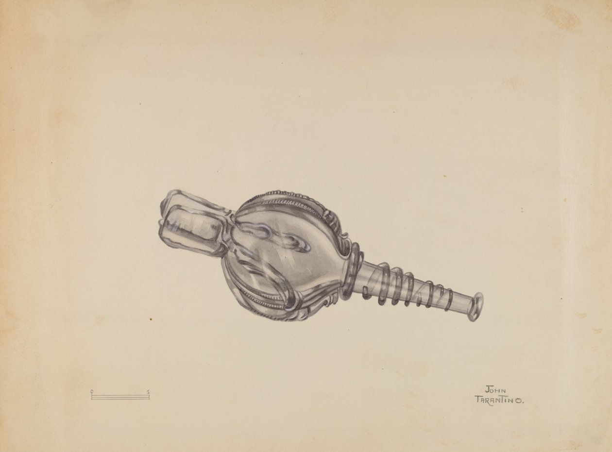 Miniature bælgflaske, ca. 1936. af John Tarantino