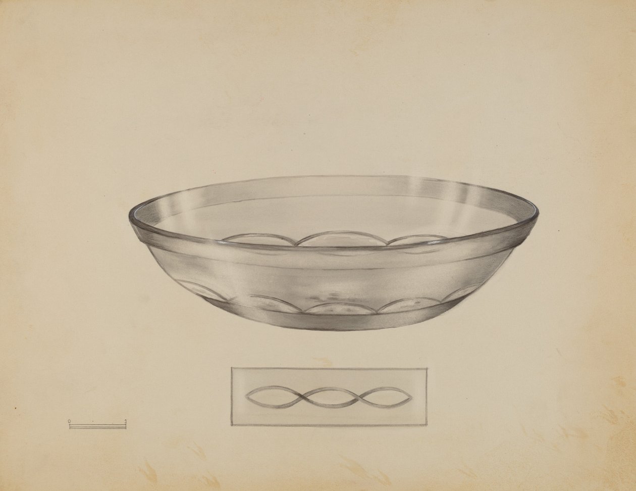 Lavt fad, ca. 1936. af John Tarantino