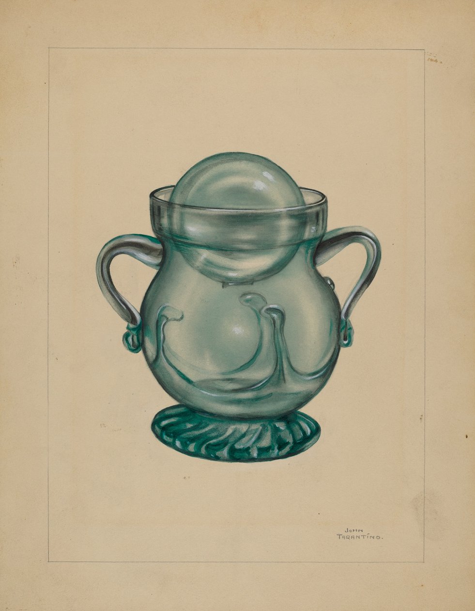 sukkerskål, ca. 1936. af John Tarantino