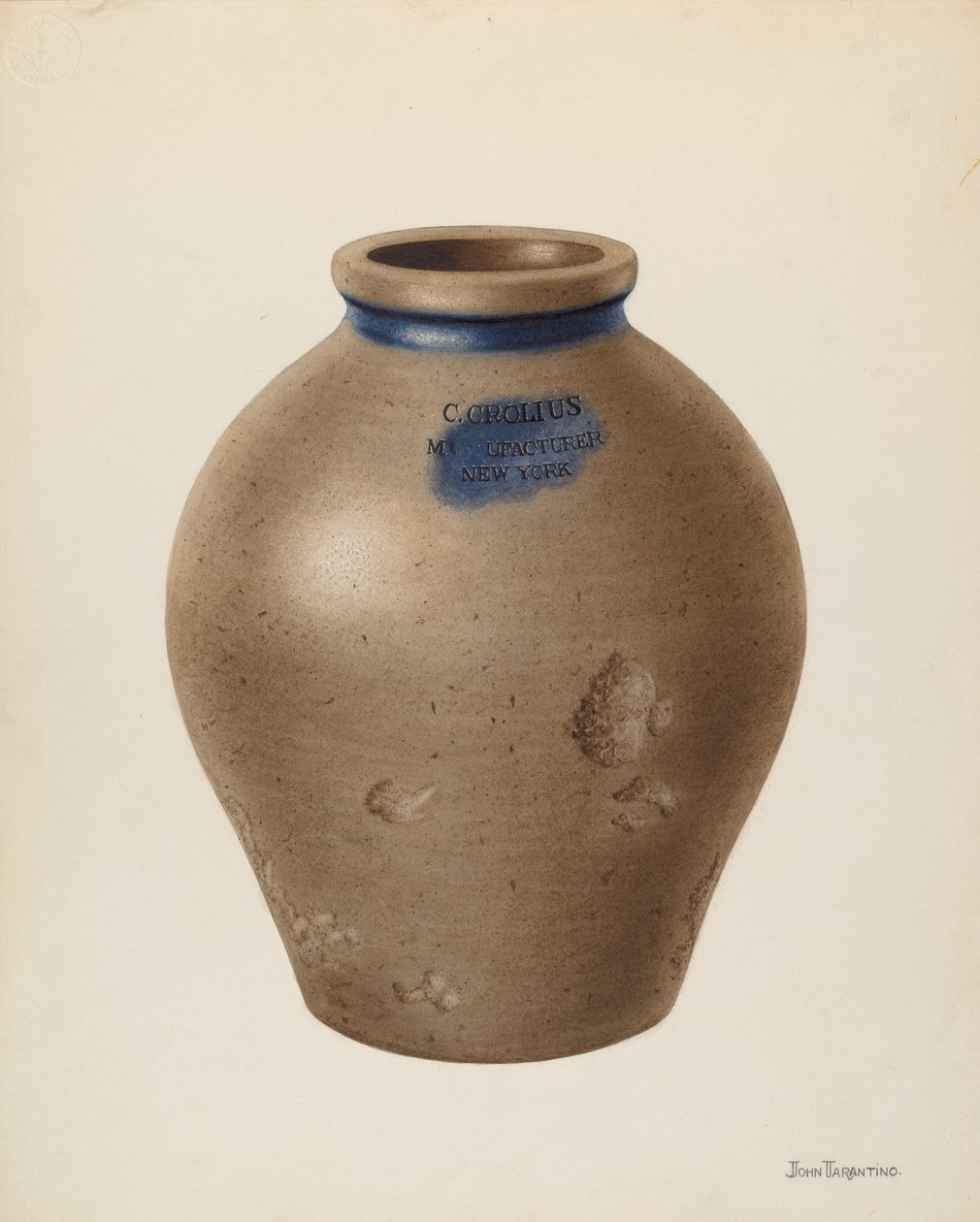 Vase, ca. 1940. af John Tarantino