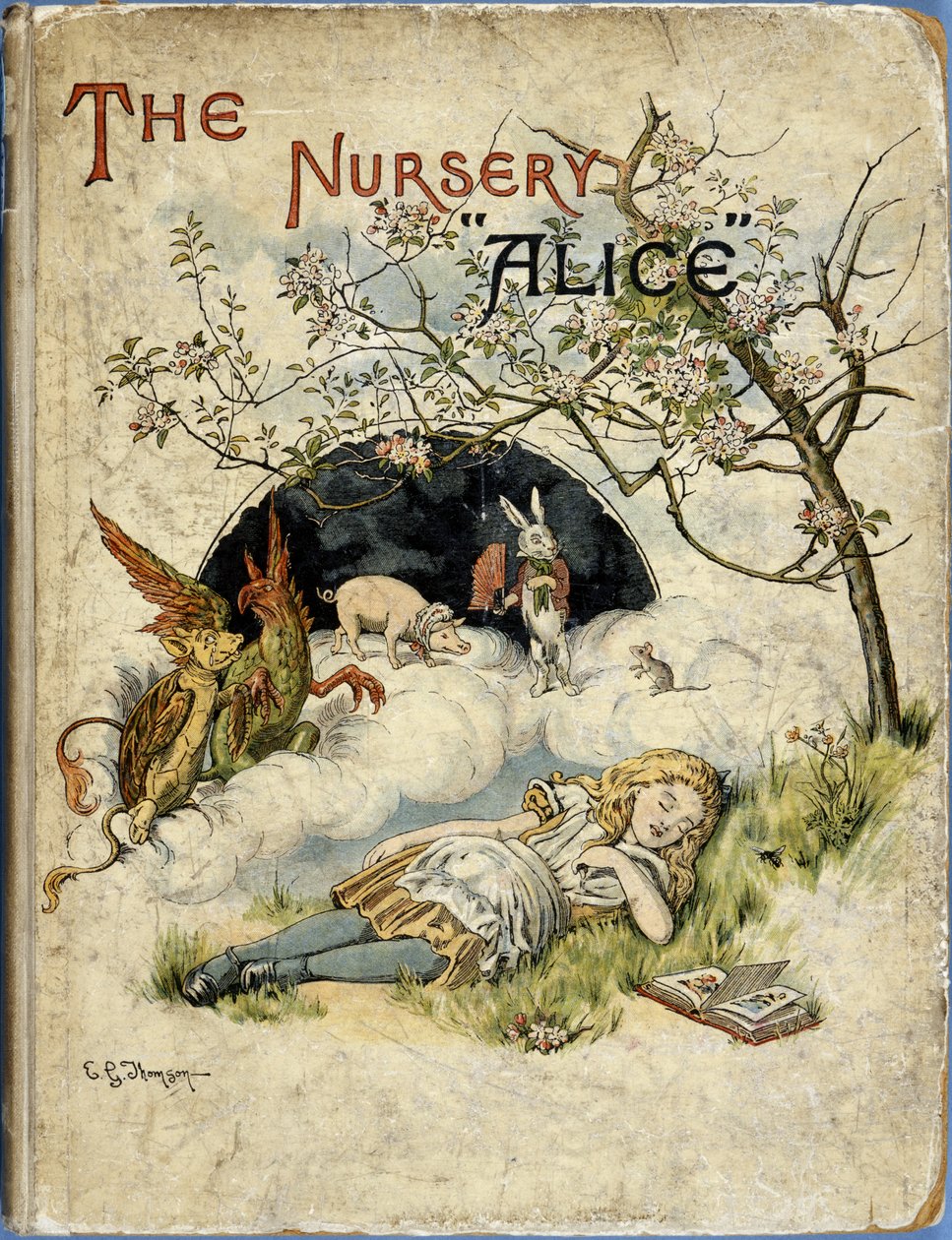 Alice sover af John Tenniel