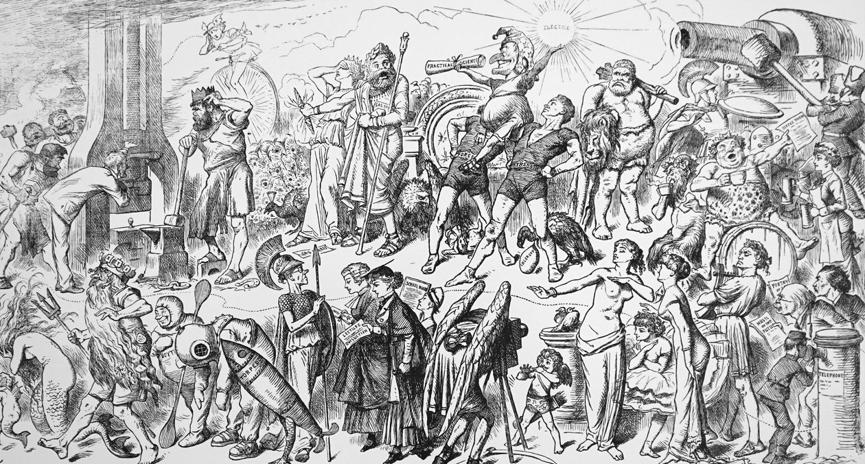 Anvendt videnskab overvinder alt af John Tenniel