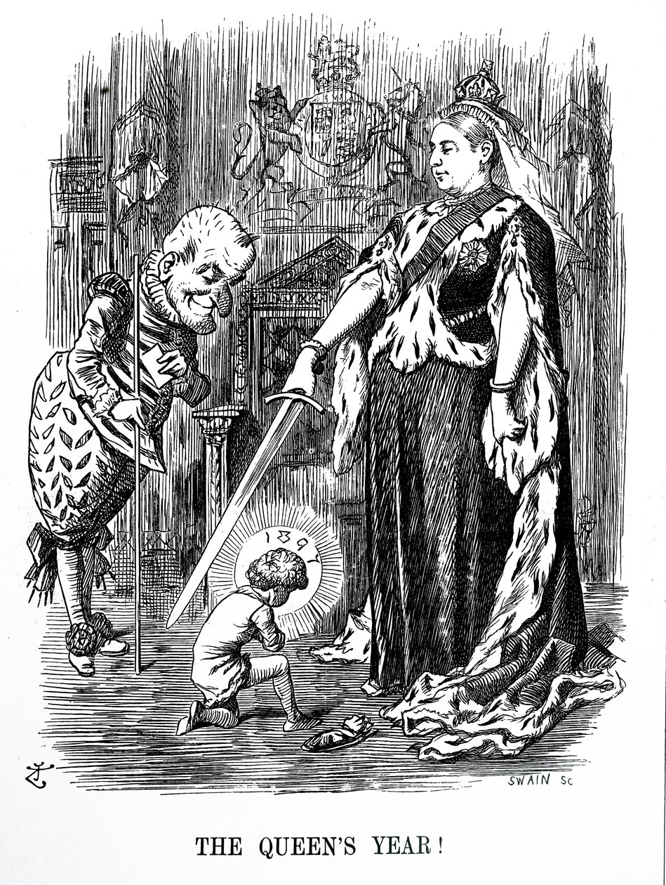 Dronning Victorias diamantjubilæum af John Tenniel