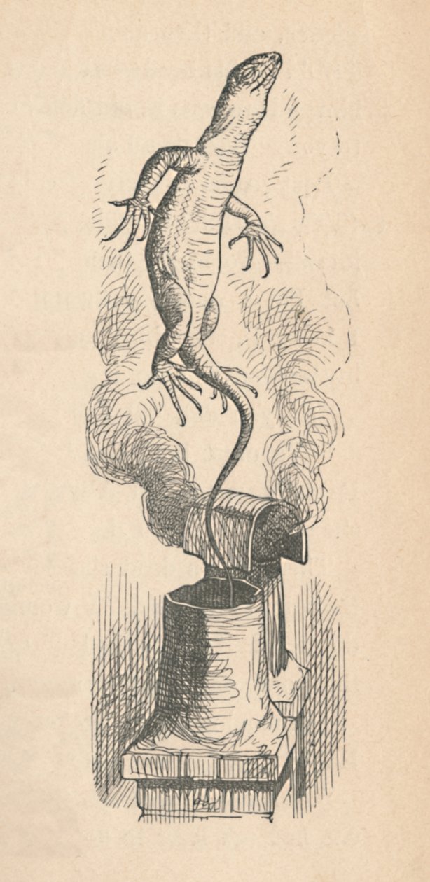 Øglen, 1889 af John Tenniel