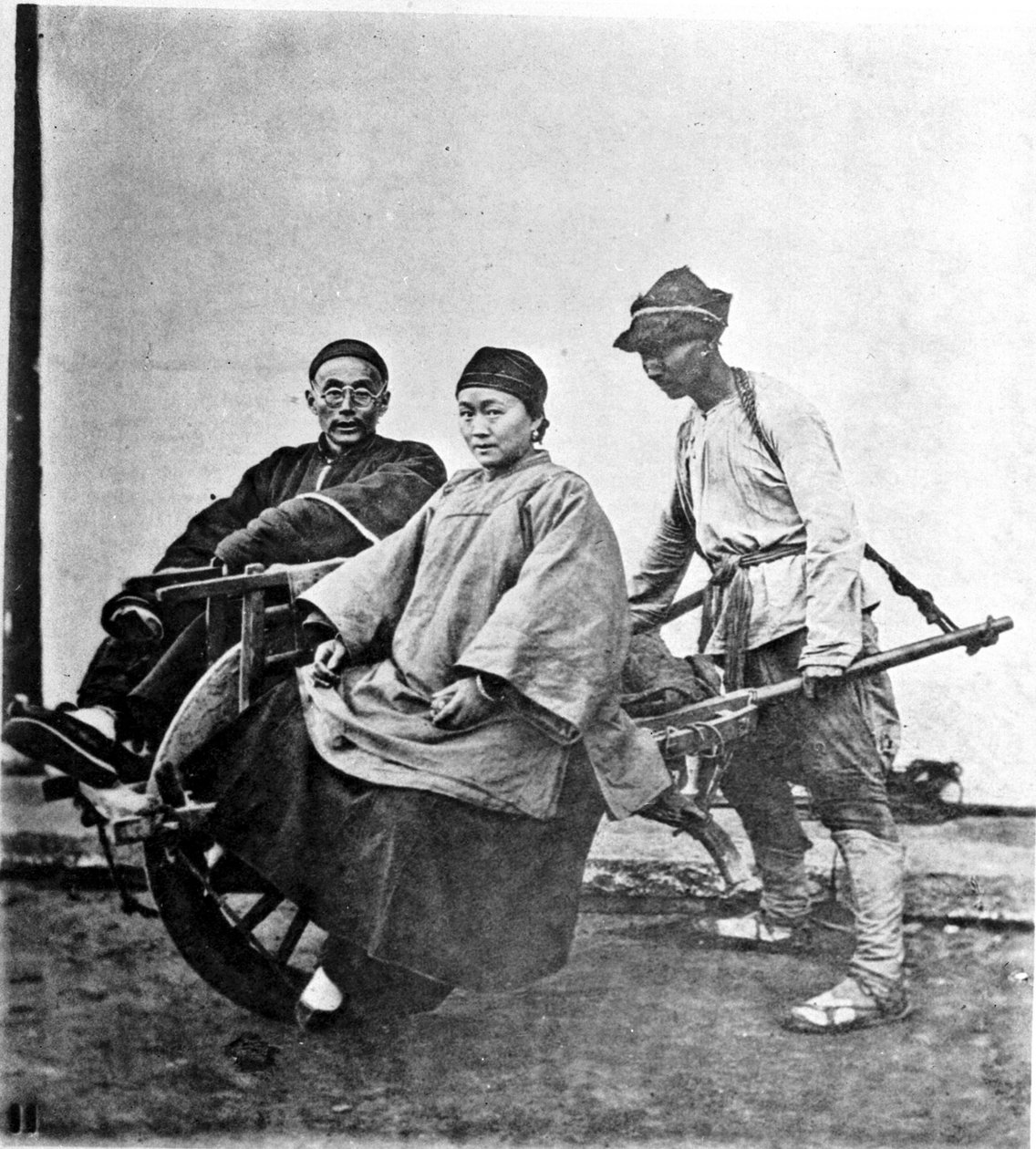 Kina, rickshawen ca. 1870 (foto) af John Thomson