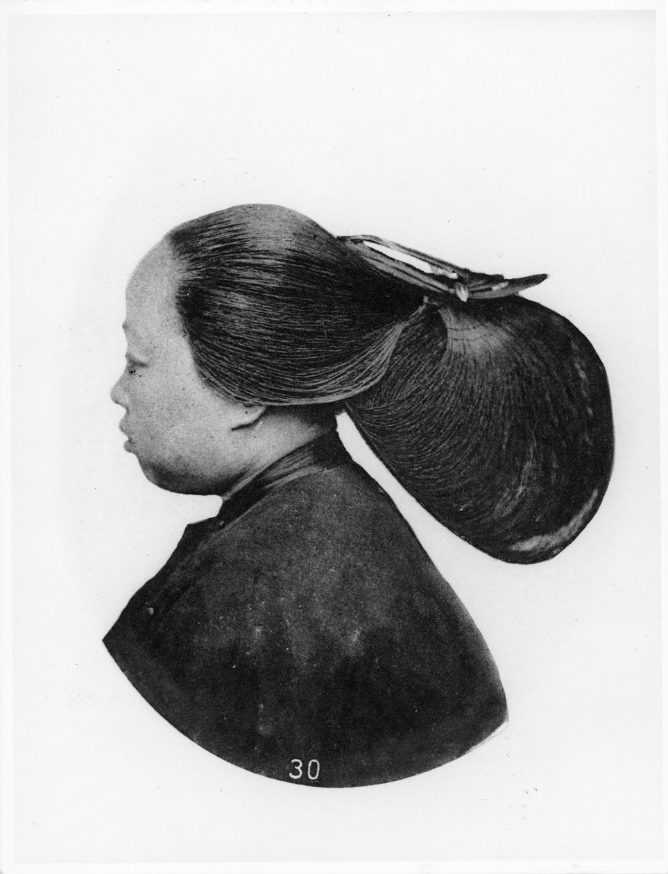 Coiffure af en Ningpo-kvinde, ca. 1867-72 af John Thomson