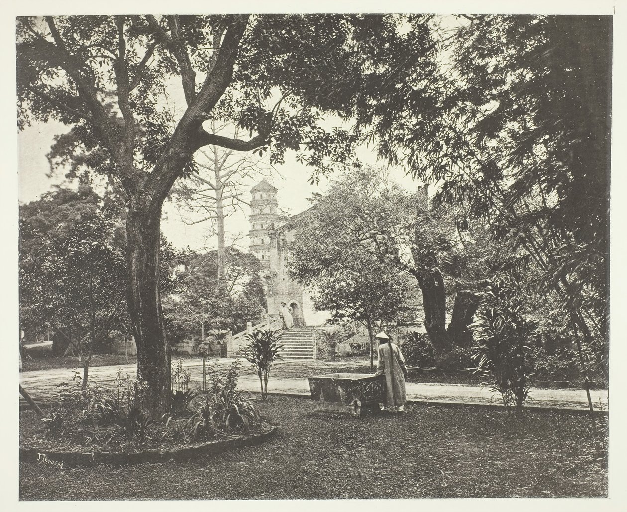 Den britiske konsul Yamun, Canton, ca. 1868. af John Thomson