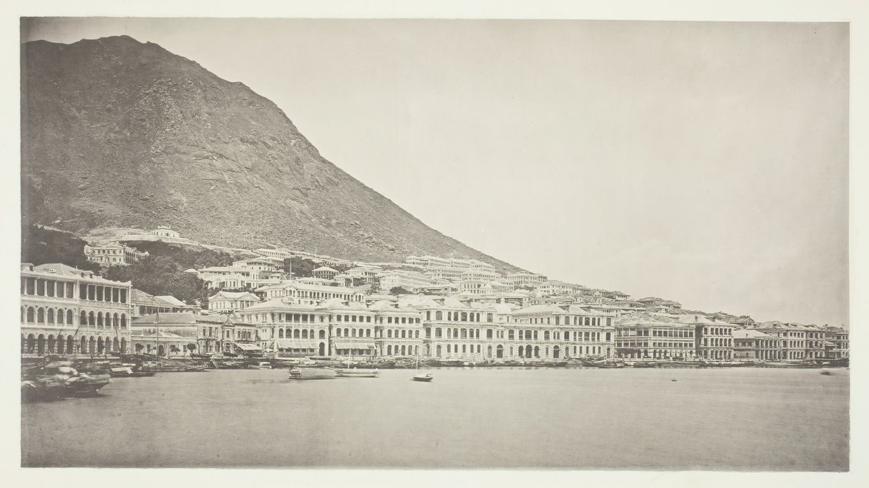 The Praya, Hong-Kong, ca. 1868. af John Thomson