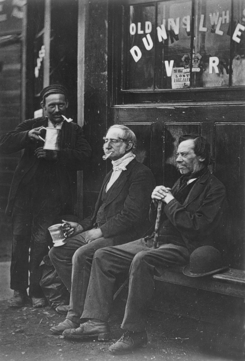 Wall Workers, ca. 1877 (s/h-foto) af John Thomson