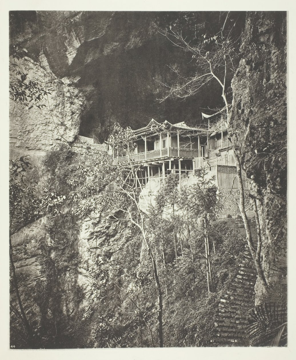 Yuenfu kloster, ca. 1868. af John Thomson