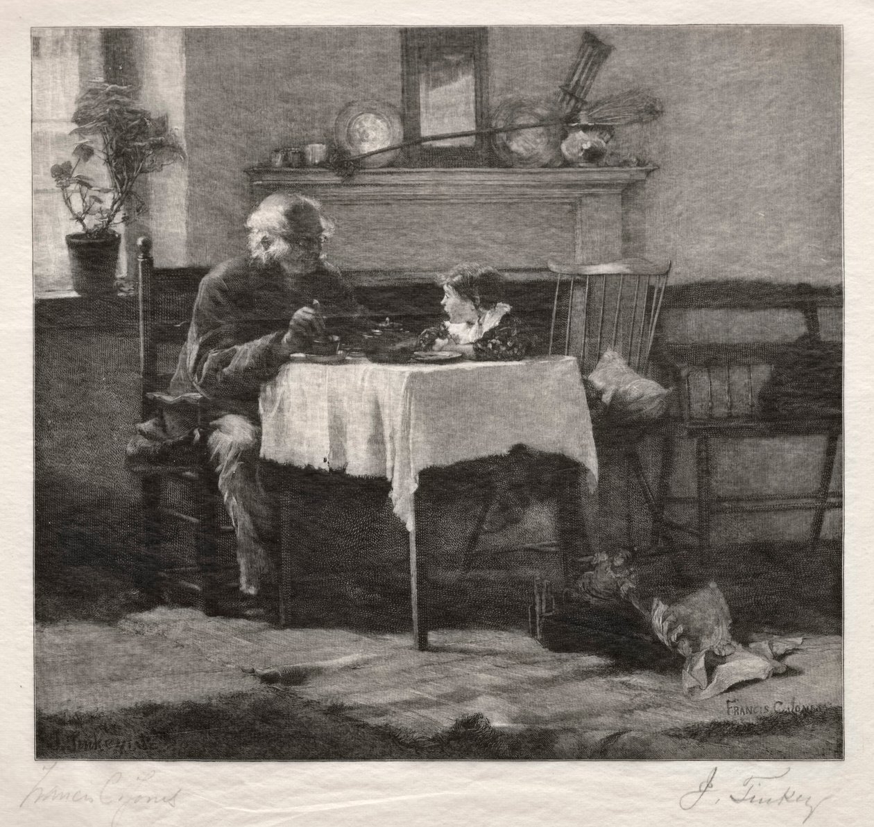 Udveksling af tillid, 1887. af John Tinkey