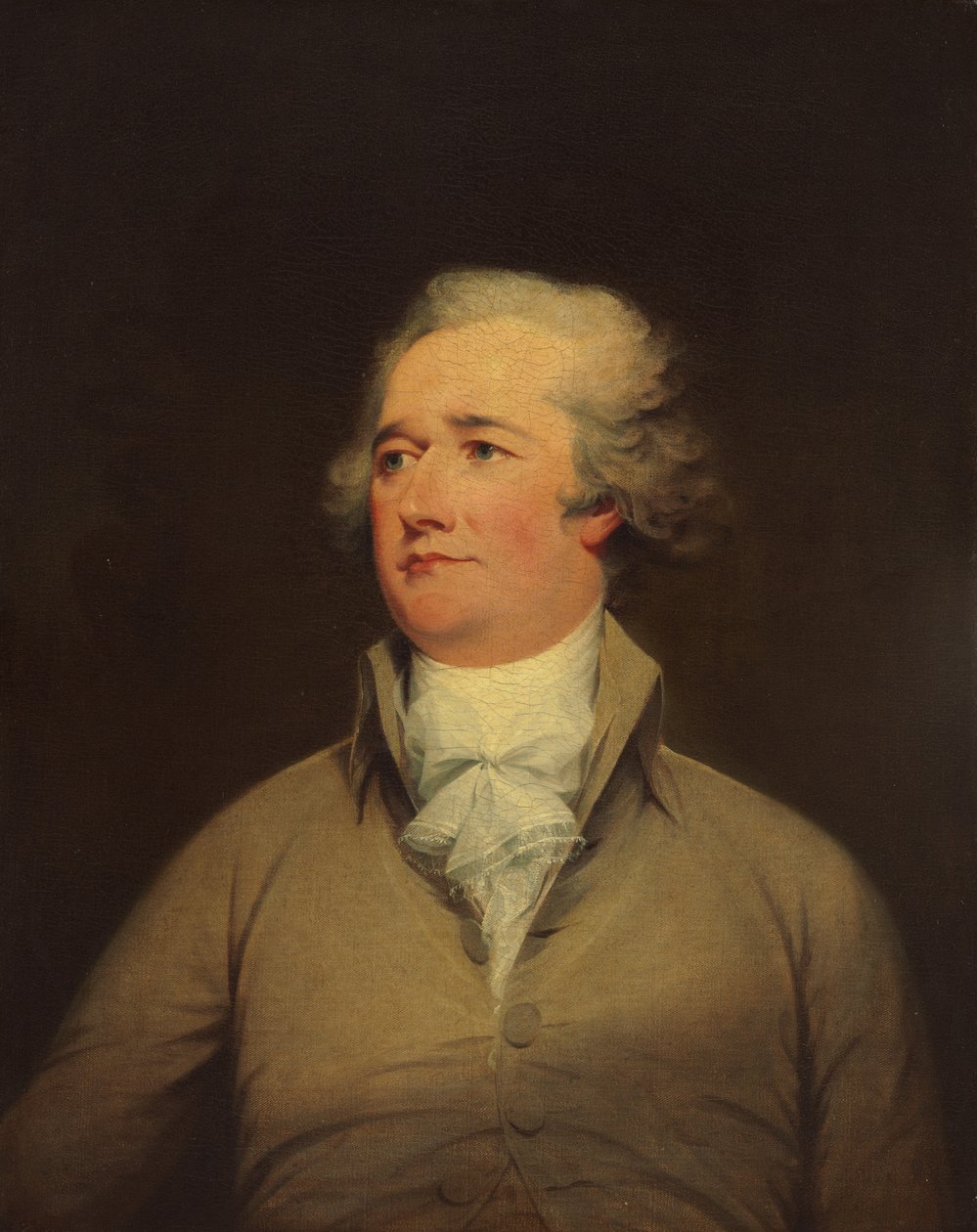 Alexander Hamilton, ca. 1792. af John Trumbull