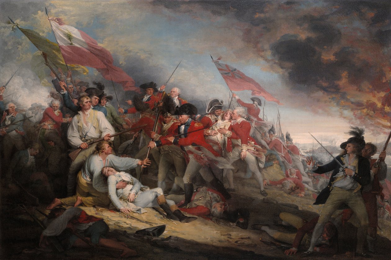 Slaget ved Bunker af John Trumbull