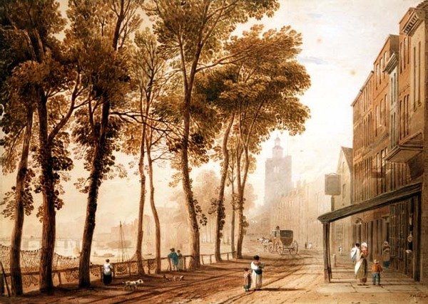 Cheyne Walk, Chelsea af John Varley